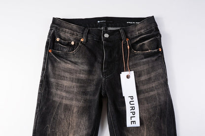 PURPLE Jeans Mens Jeans Man Jeans Pants Designer Black Skinny Stickers Light Wash Ripped Motorcycle 9057