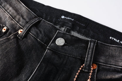 PURPLE Jeans Mens Jeans Man Jeans Pants Designer Black Skinny Stickers Light Wash Ripped Motorcycle 9057